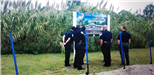 Officers breaking Ground on New Building
